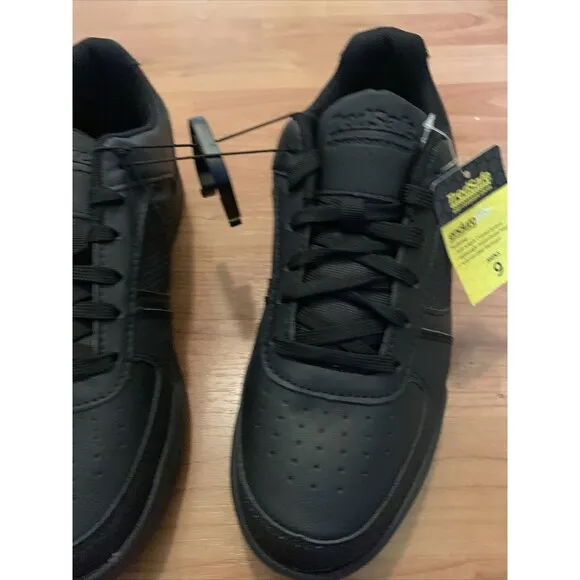 Tredsafe Mens Axel Oil &amp; Slip Resistant Occupational Shoes Sneaker Black Size 9