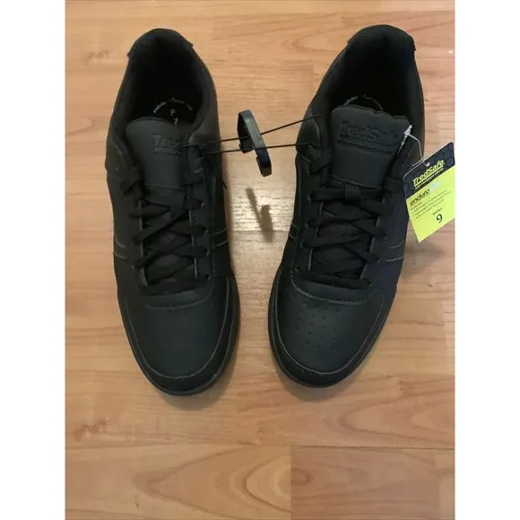 Tredsafe Mens Axel Oil &amp; Slip Resistant Occupational Shoes Sneaker Black Size 9