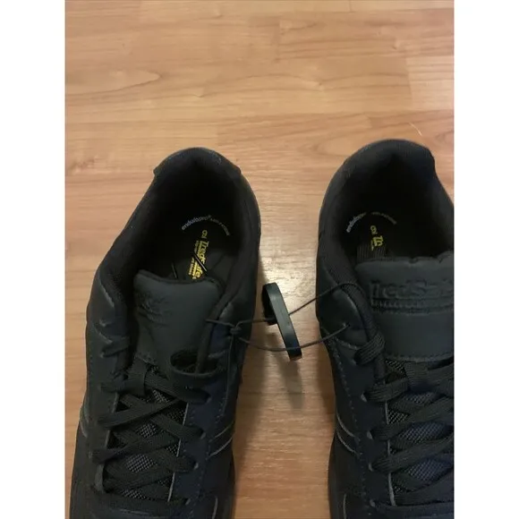 Tredsafe Mens Axel Oil &amp; Slip Resistant Occupational Shoes Sneaker Black Size 9