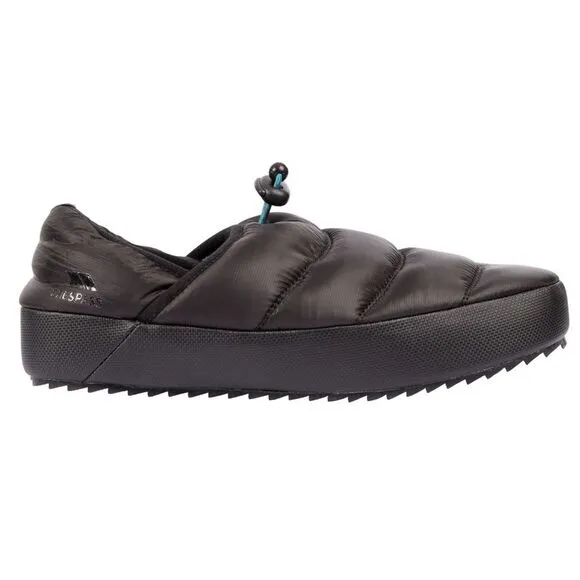 Trespass Unisex Adult Pad Camping Slippers / Black