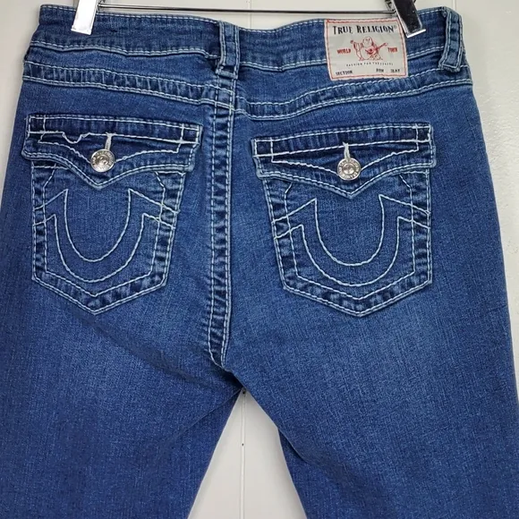 True Religion Jeannie curvy mid rise skinny jeans size 28