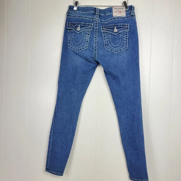 True Religion Jeannie curvy mid rise skinny jeans size 28