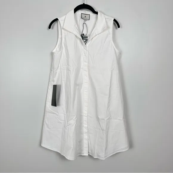 TUCKERNUCK White Sleeveless Charlie Dress