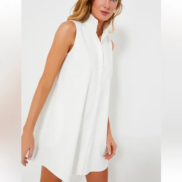 TUCKERNUCK White Sleeveless Charlie Dress