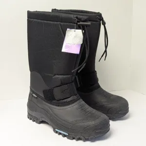 Tundra Mountaineer Waterproof Winter Boots, Black, Men's 11 M