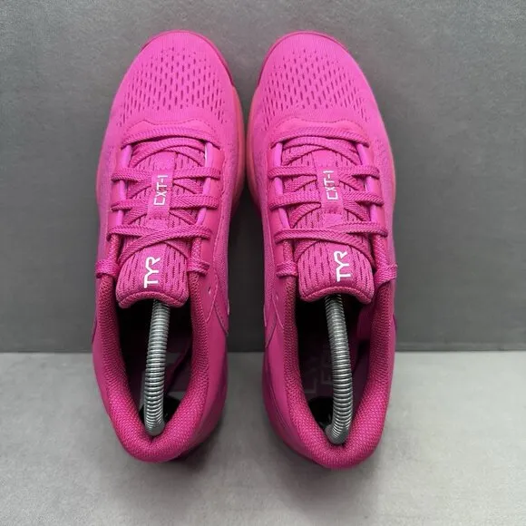 TYR CXT-1 Trainer Womens Size 9 Shoes Pink Training Athletic Gym Lace-Up Sneaker