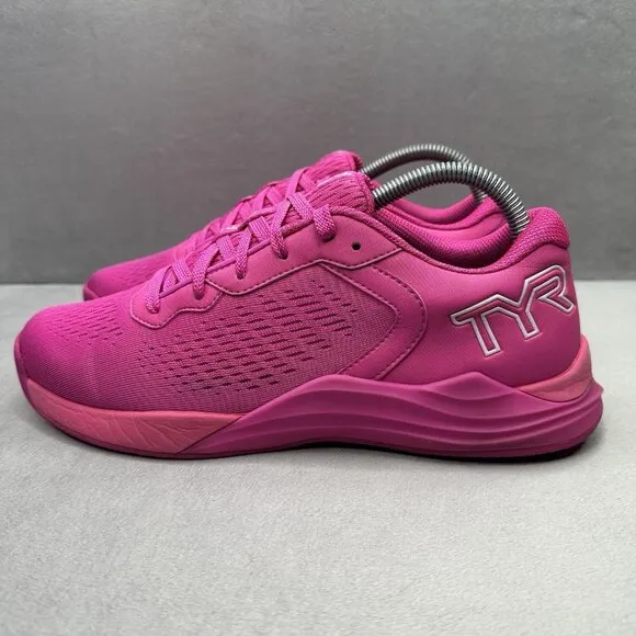 TYR CXT-1 Trainer Womens Size 9 Shoes Pink Training Athletic Gym Lace-Up Sneaker