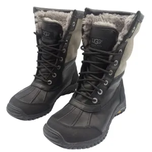 UGG Adirondack II Event Waterproof Boots Vibram Sole Black Gray 1906 Women's 7