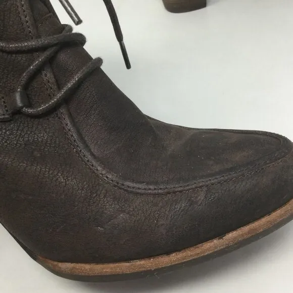 UGG Analise Ankle Boots Leather Sheepskin 10