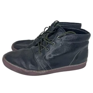 UGG Ankle Chukka Boots Round Toe‎ Lace Up Waterproof Lined Leather Black Size 14