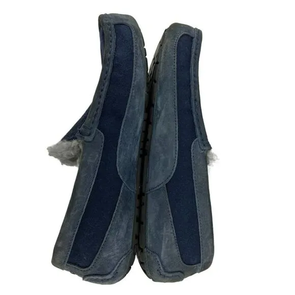 UGG Ascot Wool Men’s Slippers Navy Size 12