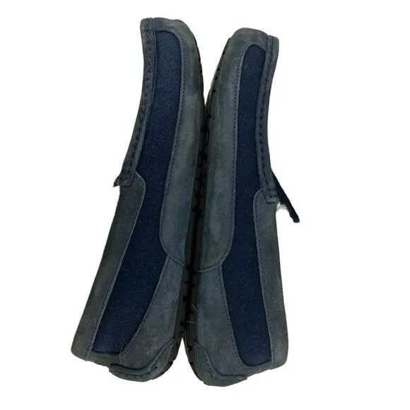 UGG Ascot Wool Men’s Slippers Navy Size 12