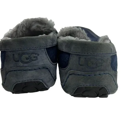 UGG Ascot Wool Men’s Slippers Navy Size 12