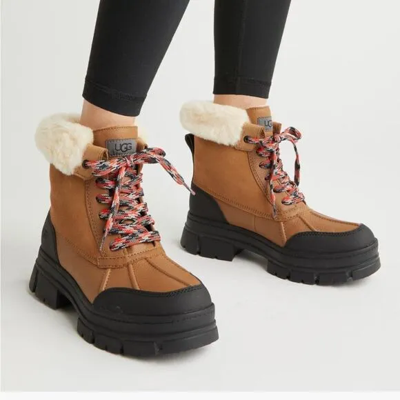 UGG Ashton Addie Waterproof Black size 7