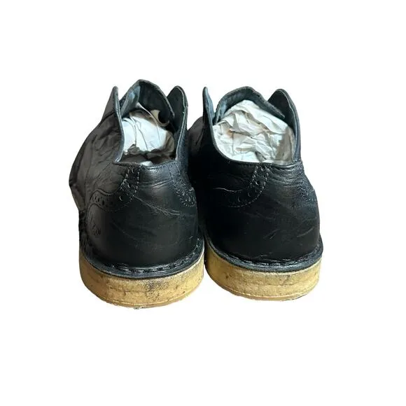 UGG Australia Bristol Men's Black Leather Slip On Shoes size US 9 1/2