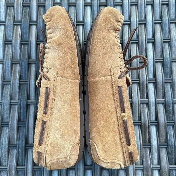 UGG Australia Kids Ryder Jungle Moccasin Slippers - Chestnut