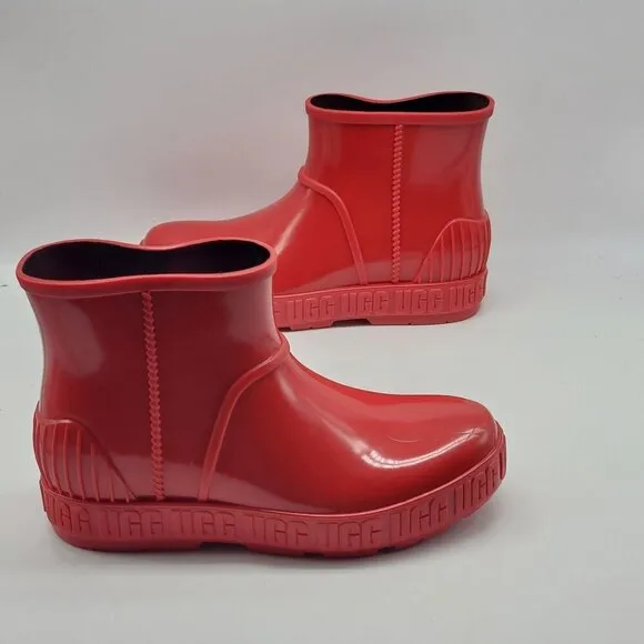 UGG Australia Mens Size 6 Drizlita Mini Ankle Boots Red