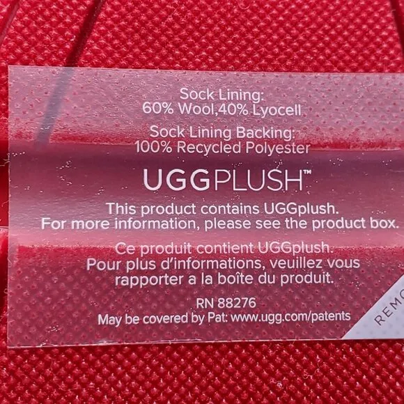 UGG Australia Mens Size 6 Drizlita Mini Ankle Boots Red