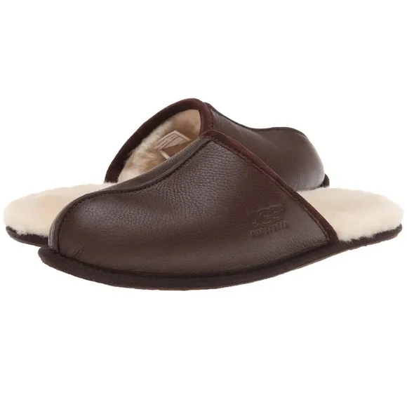 UGG Australia Scuff Slippers – Men’s Size 15 – Chestnut Brown