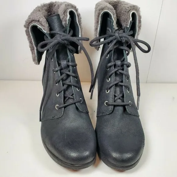 Ugg Australia women Boots Ankle Booties Black Zea