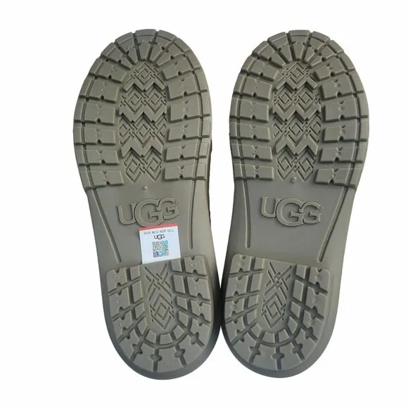 🌧️UGG Australia Women Boots Waterproof Rain 7 Chevonne Geniune Sheep Fur Olive