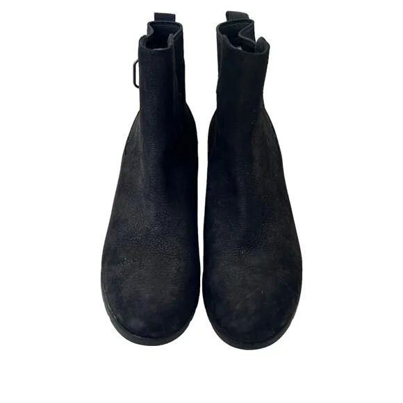 UGG Black Indra Wedge Waterproof Boots Sz 7.5