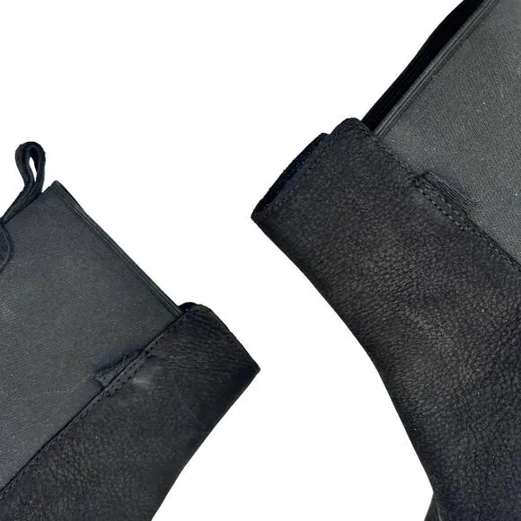 UGG Black Indra Wedge Waterproof Boots Sz 7.5
