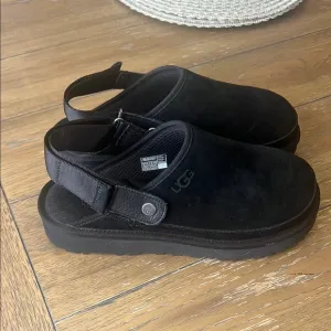 UGG Black Slippers Comfortable Indoor Footwear