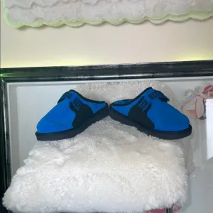 UGG Blue and Black Slip-On Shoes