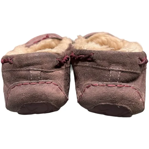 UGG Brett Purple Grey Slippers For Indoor/Outdoor Use Size 10 (Fits like 9)