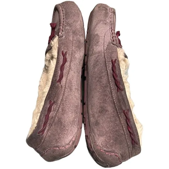UGG Brett Purple Grey Slippers For Indoor/Outdoor Use Size 10 (Fits like 9)