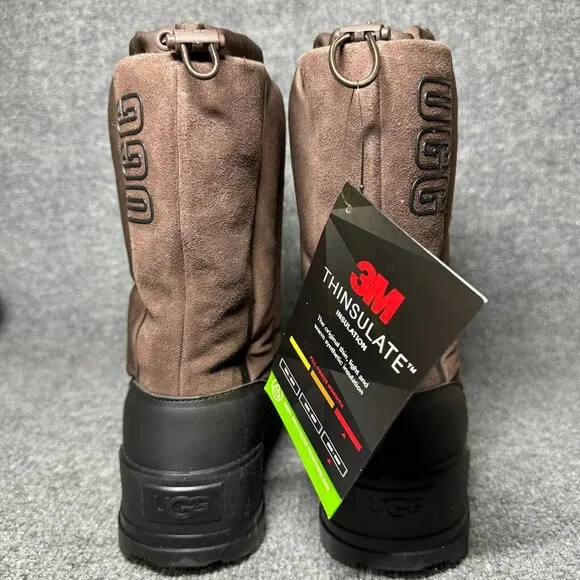 UGG Classic Klamath Womens 9 Snow Boots Burnt Cedar Suede Waterproof Short Boots