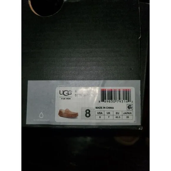 UGG Classic Moccasin Slippers Sheepskin Lined Comfort Shoes‎ Chestnut