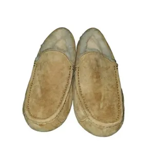 UGG Classic Moccasin Slippers Sheepskin Lined Comfort Shoes‎ Chestnut