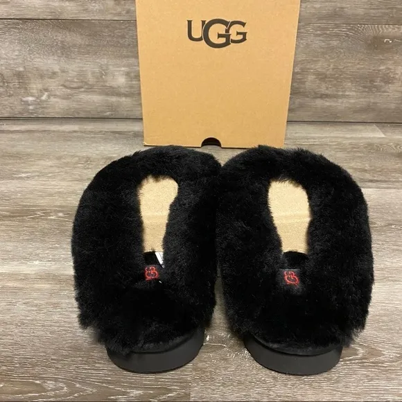 UGG | Cluggette Sequin Slippers Black