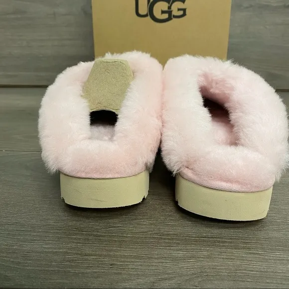 UGG | Cluggette Sheepskin Suede Slippers Pink Cloud LIMITED STOCK Valentines Day