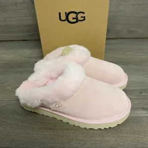 UGG | Cluggette Sheepskin Suede Slippers Pink Cloud LIMITED STOCK Valentines Day