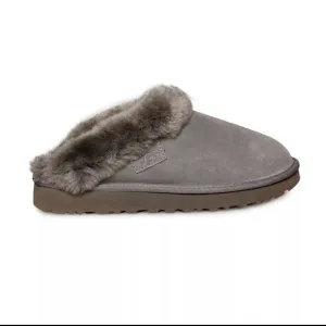 UGG Cluggette Slippers, Charcoal Gray | Sz 7