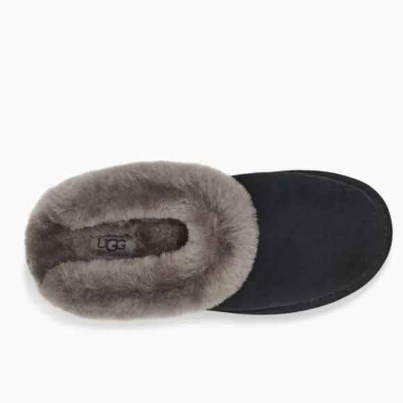 UGG | Cluggette Slippers In Black Grey Indoor Outdoor NEW