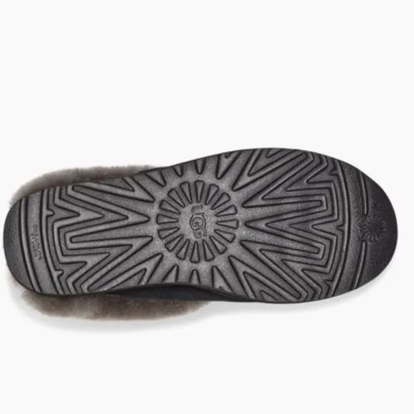 UGG | Cluggette Slippers In Black Grey Indoor Outdoor NEW