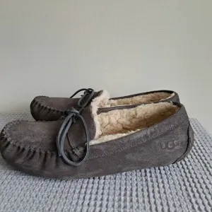 UGG Corvin Loafer Moccasin Slippers Suede Charcoal Gray  Men's 13 EU 46
