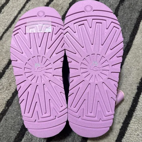 UGG Disco Knot Slide Platform Sandal in Wildflower Size 9