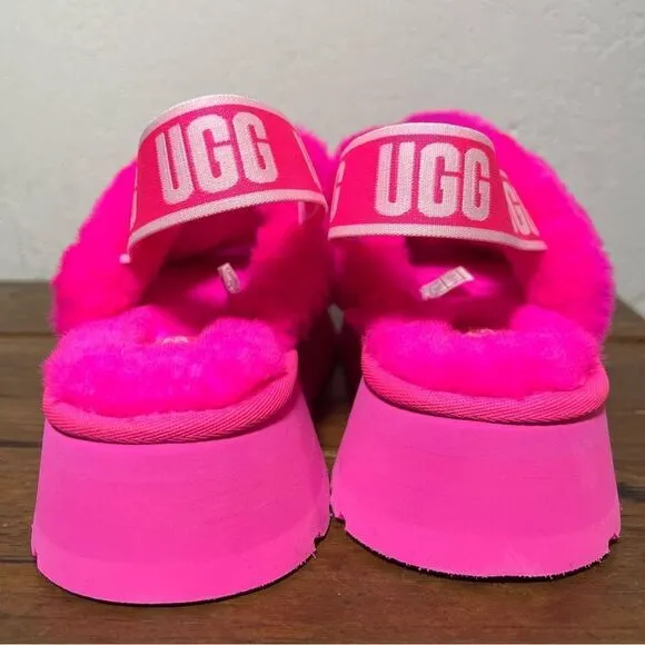 UGG Disco Cross Slide Slippers in Taffy Pink 7