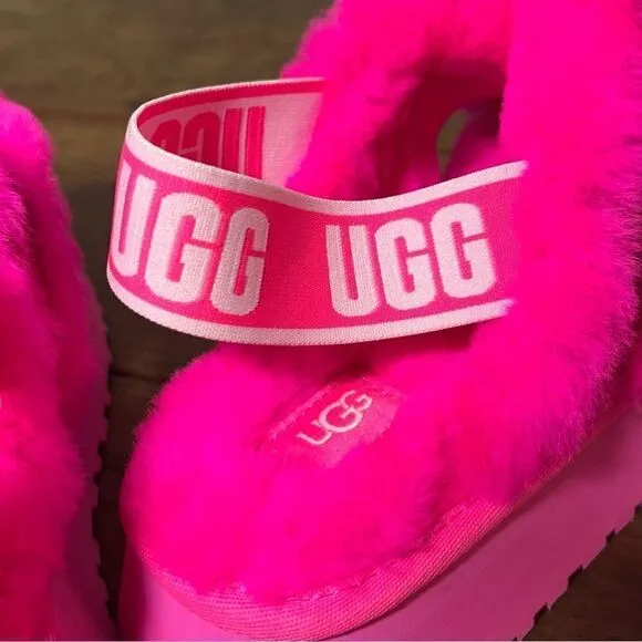 UGG Disco Cross Slide Slippers in Taffy Pink 7