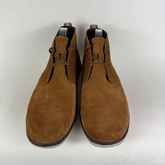 UGG Freamon Chukka Boot Men's 12 Brown Suede Lace-Up Waterproof Mid Calf 1094358