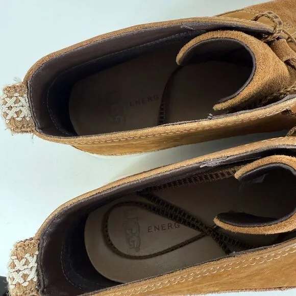 UGG Freamon Chukka Boot Men's 12 Brown Suede Lace-Up Waterproof Mid Calf 1094358