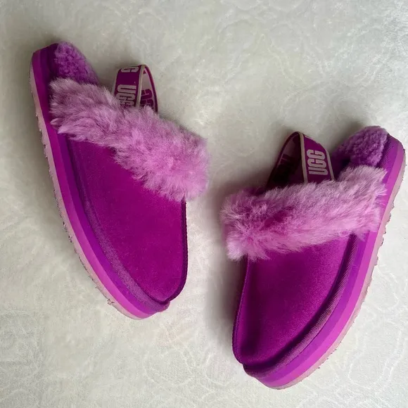 UGG Girls/Kids Funkette Purple‎ Slippers Size 3