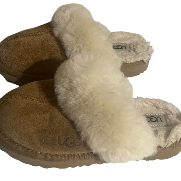 UGG Kids Cozy Indoor Slippers S 11 Chestnut NO. 5236
