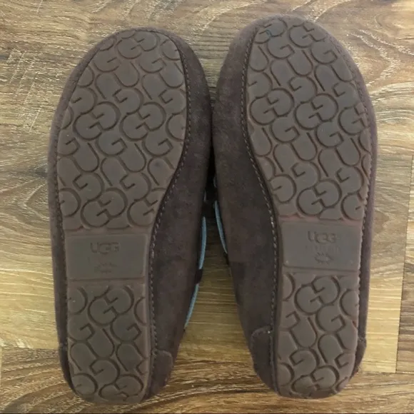 Ugg Kids Dakota Slippers Dark Brown Size 2