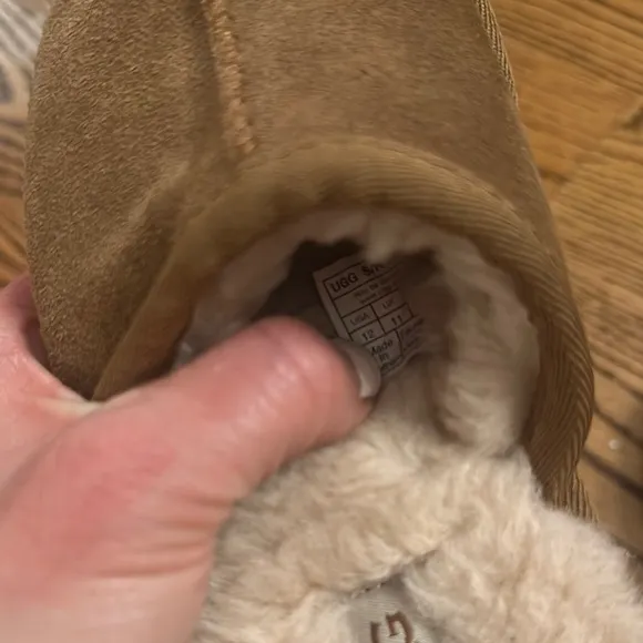 UGG Kids Tan Slippers